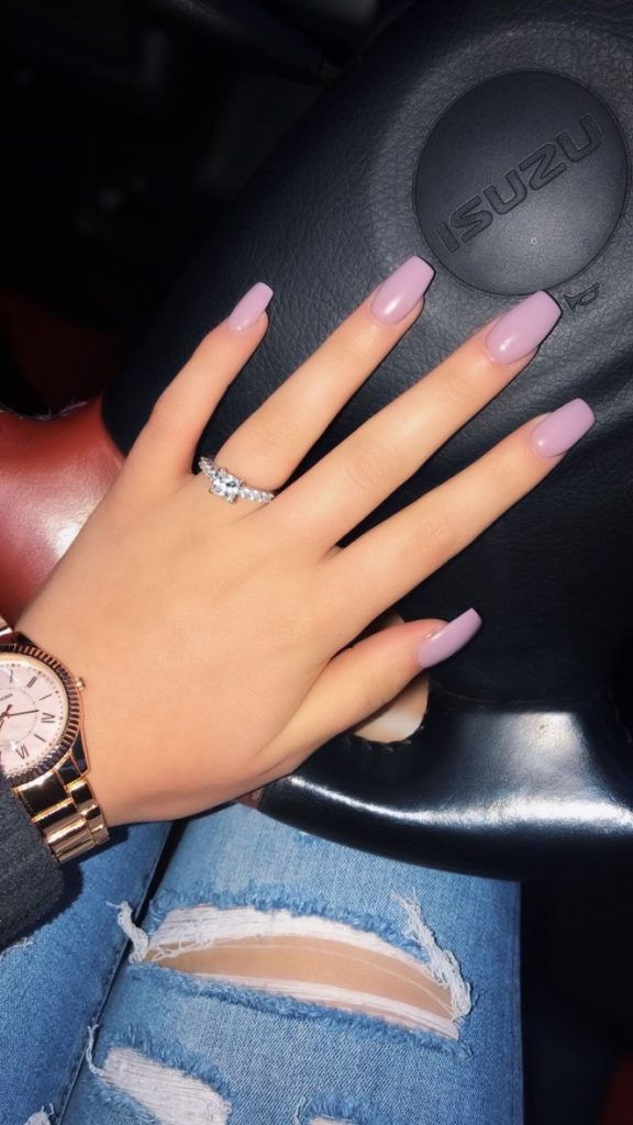 - pink nails nails kylie jenner - perfect nails - decorated nails - trendy nail designs -