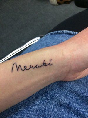 Tatuajes Meraki - palabra griega meraki- minimalistas_ diseño para hombre o mujer y su significado - Diseño
