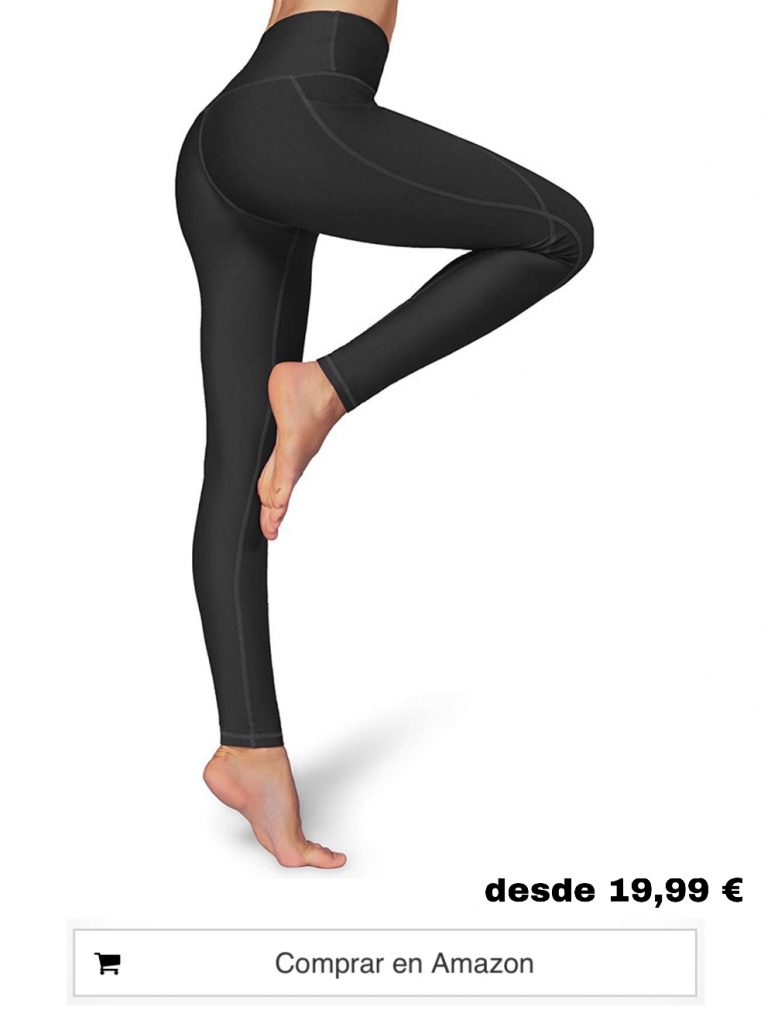 Occffy Leggings Mujer Deporte Cintura Alta Mallas Pantalones Deportivos Leggins con Bolsillos para Yoga Running Fitness y Ejercicio