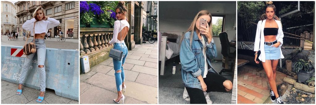 ▷ 50 + Outfits Denim Mujer para todas las temporadas- vaqueros mujer - chaqueta de jeans