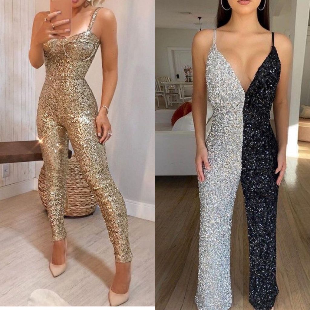 jumpsuit largo - vestidos nochevieja 2019 2020 - outfits noche vieja - vestidos fin de año