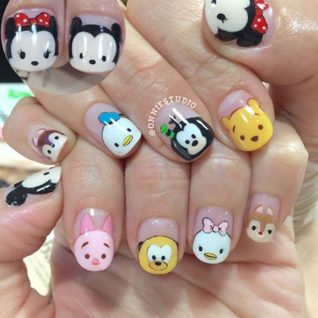 Uñas princesa Disney - uñas Disney navidad - Uñas Disney largas - uñas acrílicas Disney - uñas Minnie - uñas mickey - uñas tusa tusa Disney - uñas princesas Disney