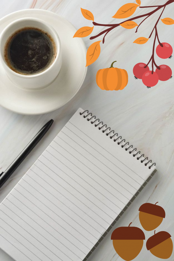 Fondos de otoño para escribir