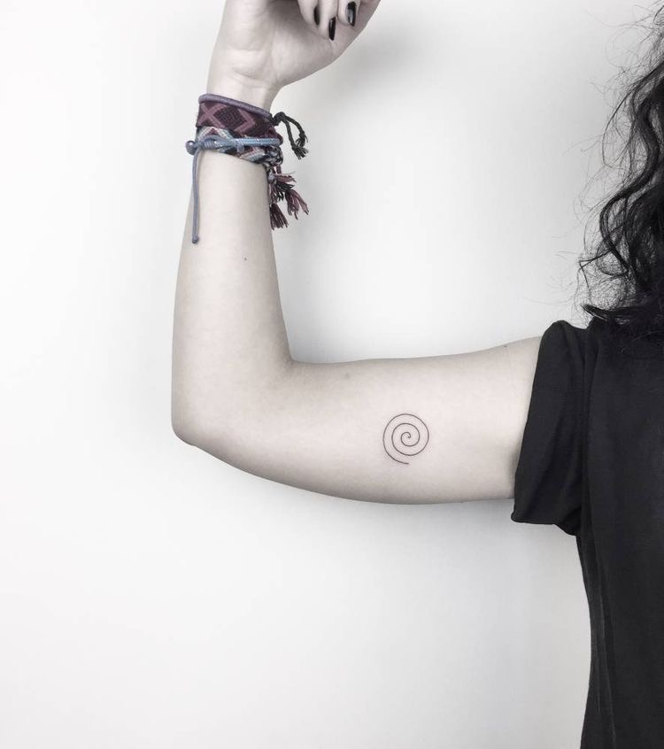 Significado de tatuarse una espiral simple celta - tatuajes celta - significado de tatuarse simbolos celta