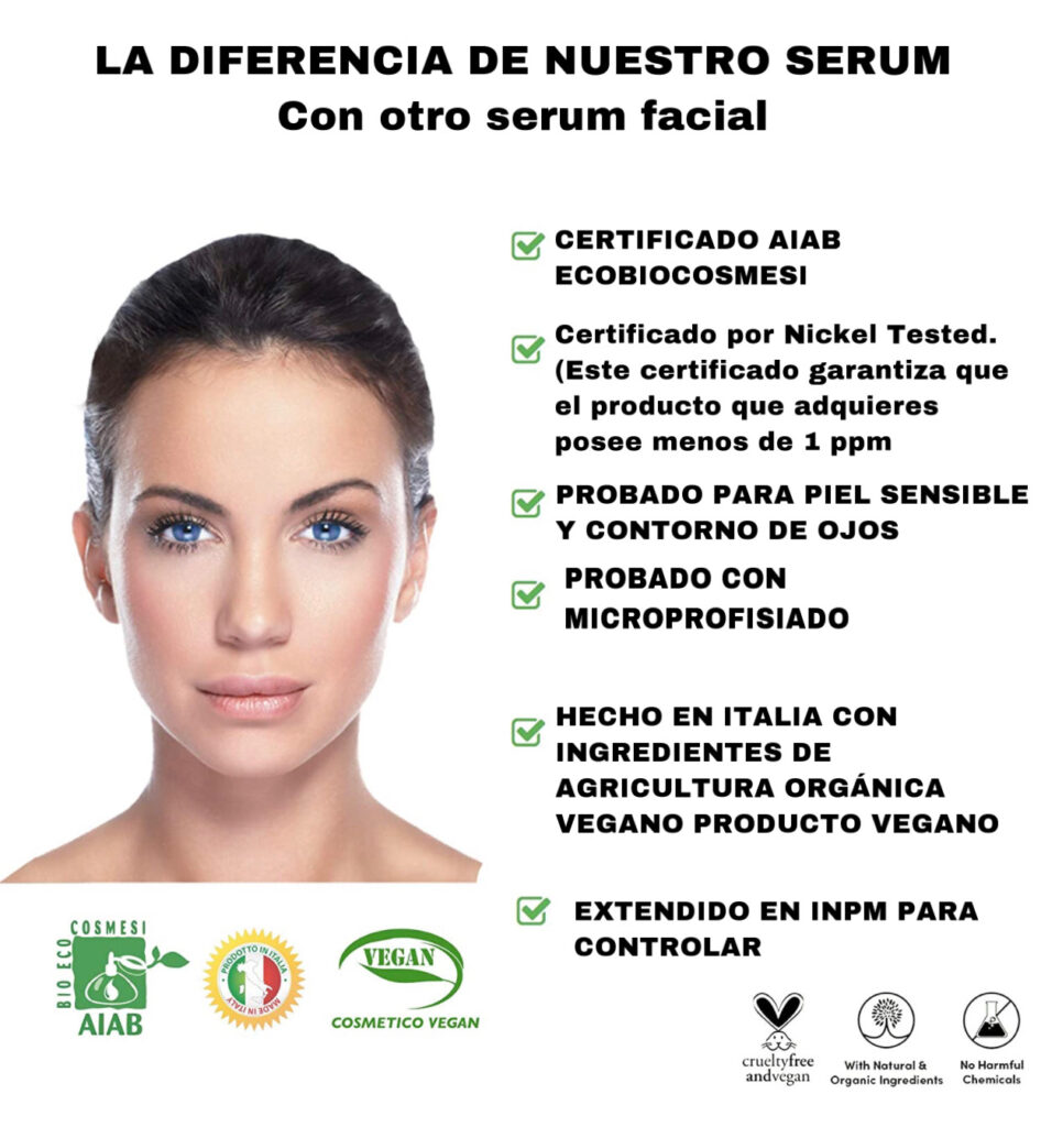 beneficios del Florence organics - como se usa el serum en la cara